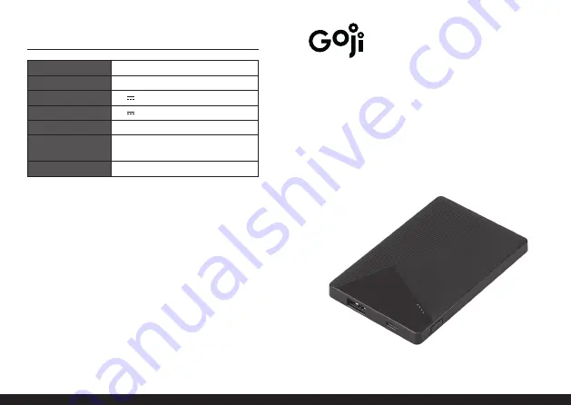 Goji G6P2BK20 Instruction Manual Download Page 1