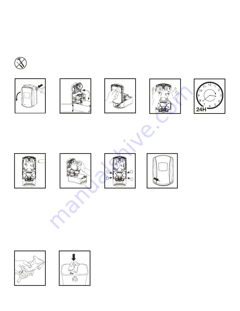 Gojo LTX-7 Installation Instructions Download Page 1