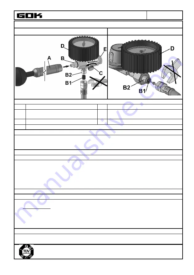 GOK 02600 Operating Manual Download Page 1