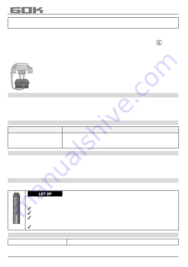 GOK 905 Assembly And Operating Manual Download Page 46