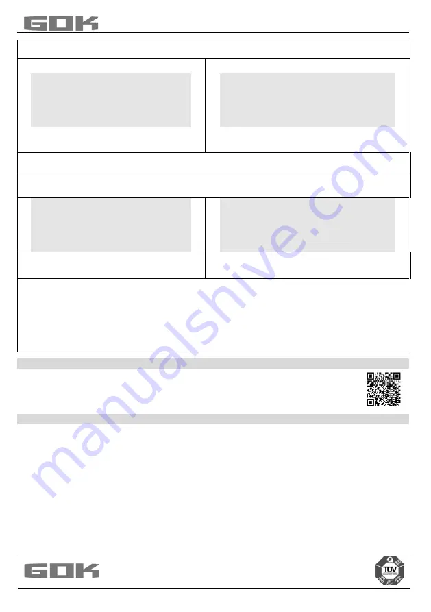 GOK BC-1-2 Assembly And Operating Manual Download Page 48