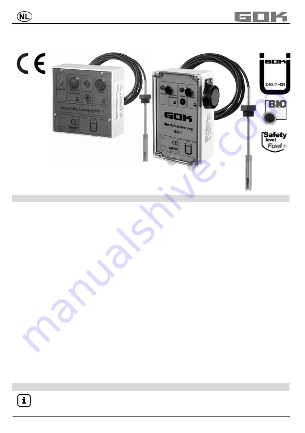 GOK BC-1-2 Assembly And Operating Manual Download Page 49