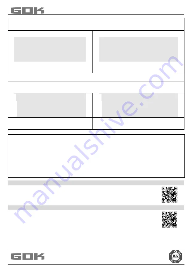 GOK BC-1-2 Assembly And Operating Manual Download Page 80