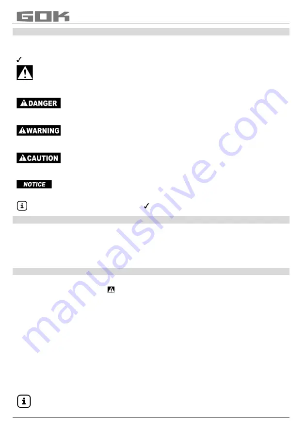 GOK Caramatic DriveOne Assembly And Operating Manual Download Page 11