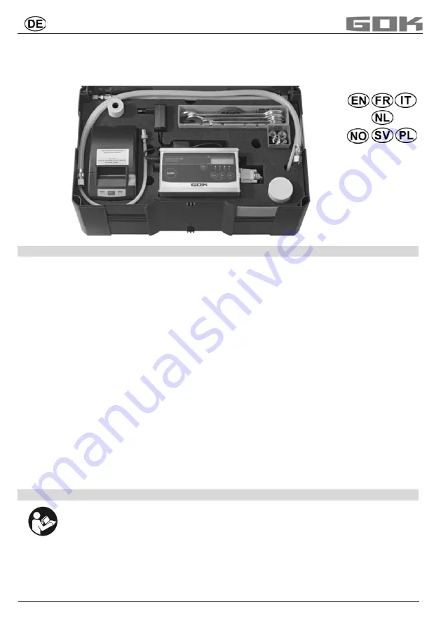 GOK Leak Check LPG PRO Assembly And Operating Manual Download Page 1