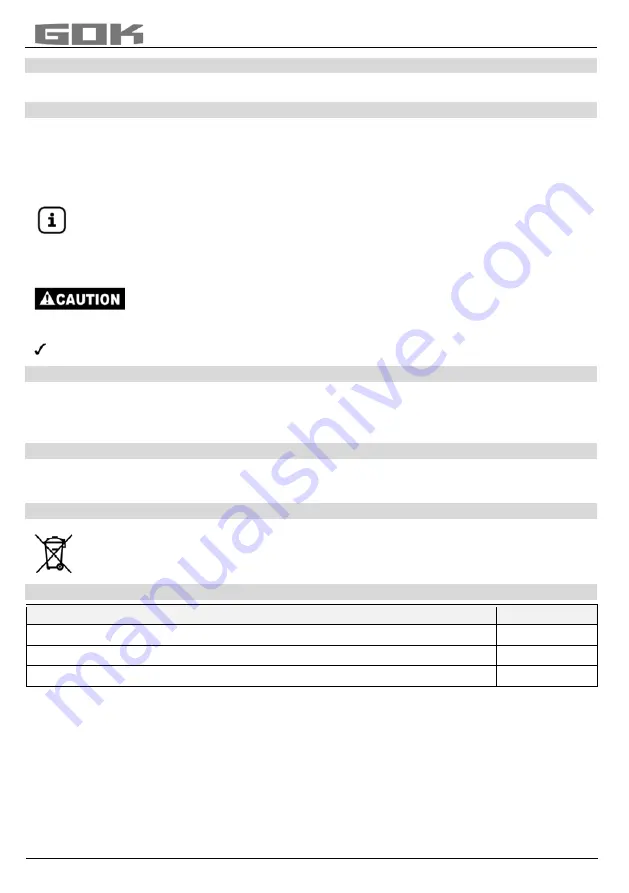 GOK NDR 0515 Assembly And Operating Manual Download Page 23