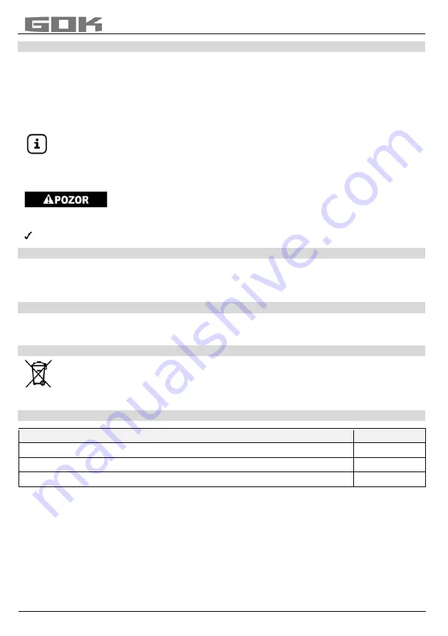 GOK NDR 0515 Assembly And Operating Manual Download Page 59