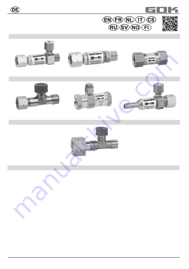 GOK SBS Assembly And Operating Manual Download Page 1