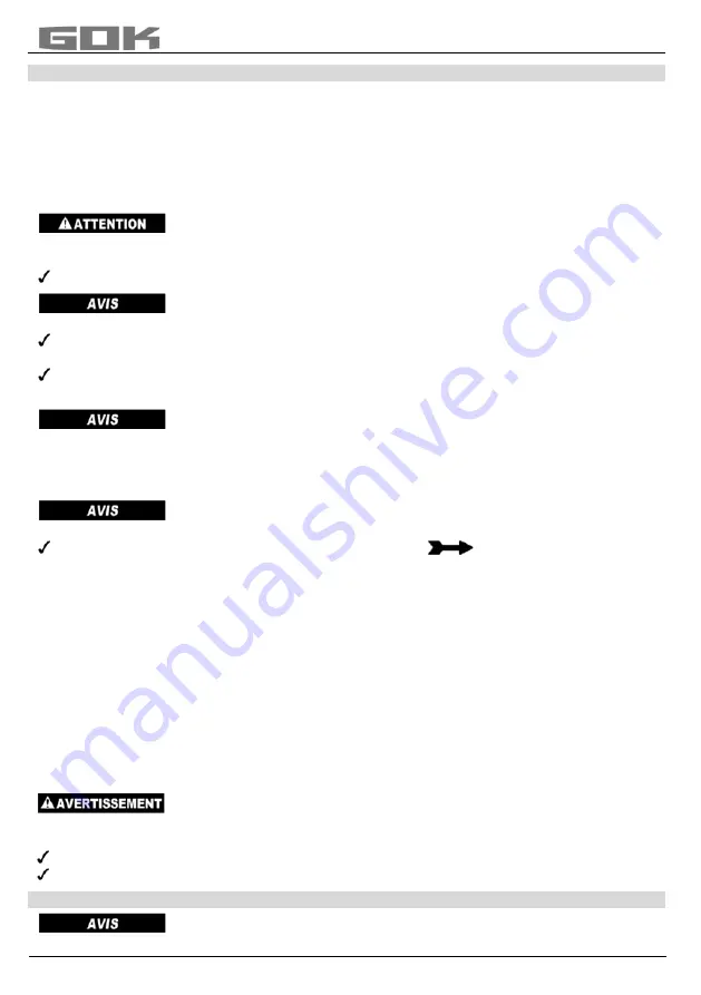 GOK SBS Assembly And Operating Manual Download Page 26