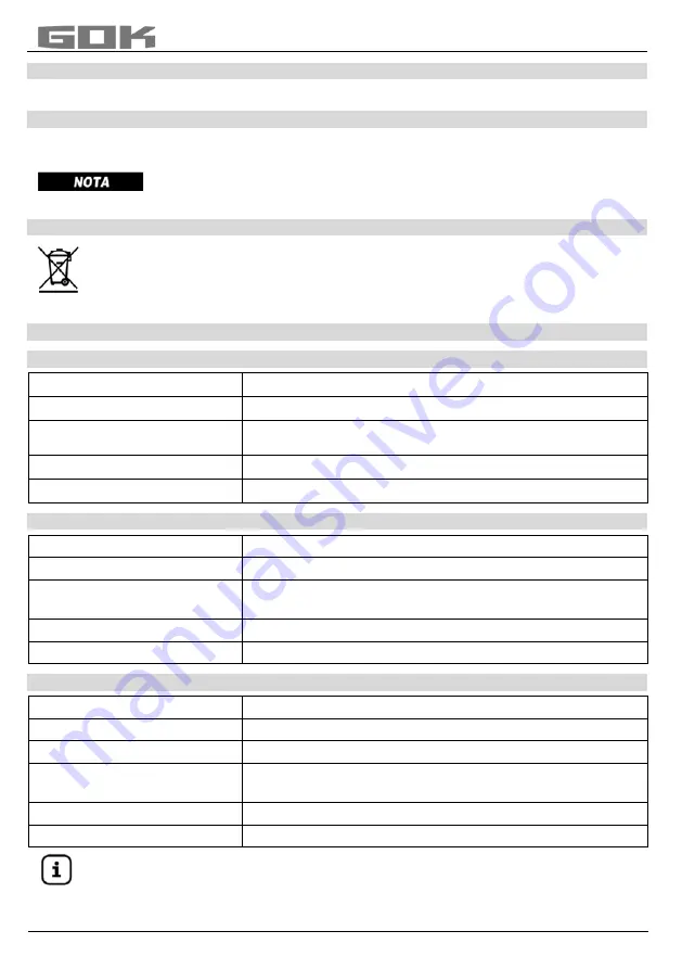 GOK SBS Assembly And Operating Manual Download Page 51