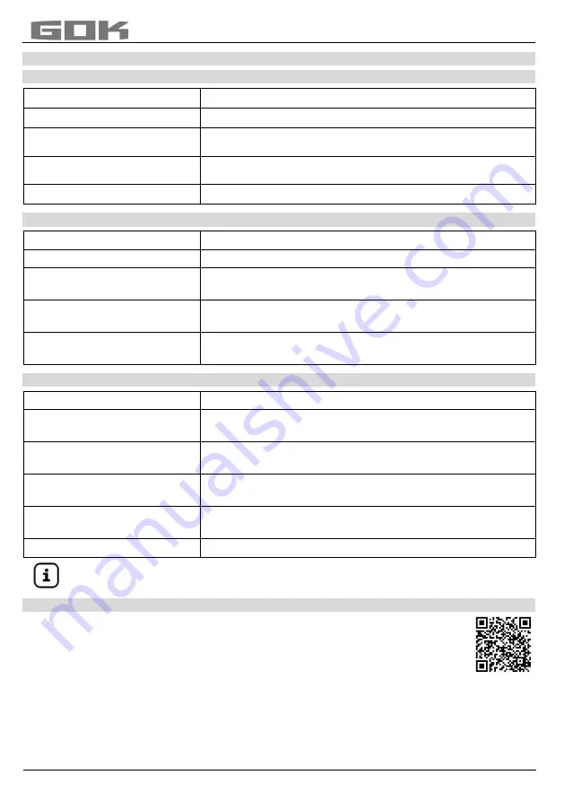 GOK SBS Assembly And Operating Manual Download Page 74