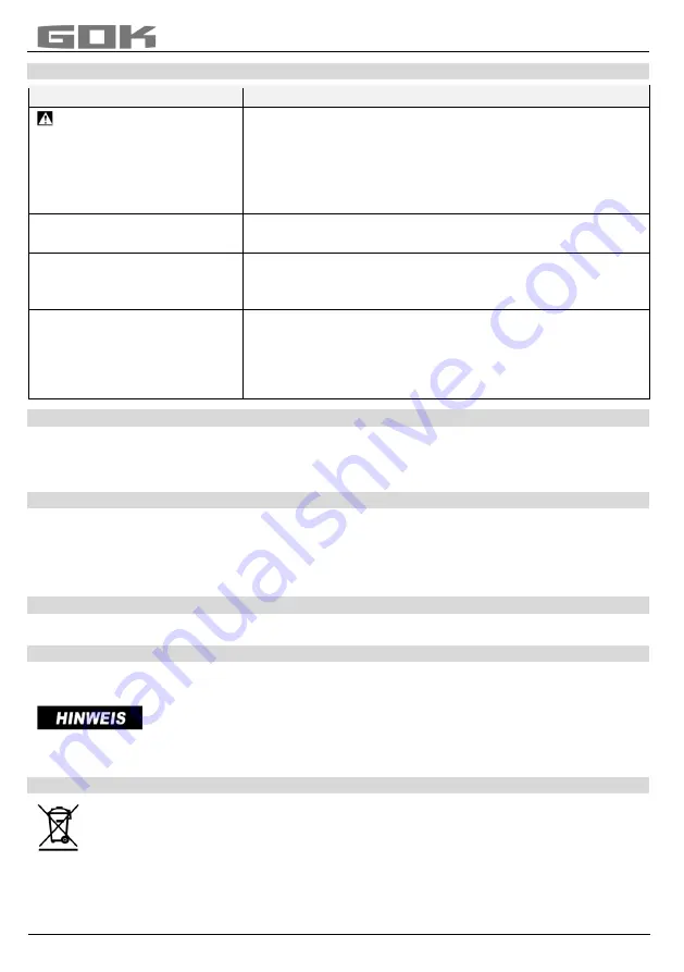 GOK SBS Assembly And Operating Manual Download Page 104