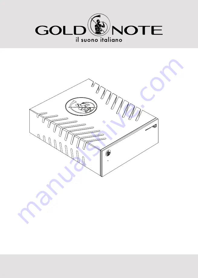 Gold Note PSU-10 EVO Owner'S Manual Download Page 1