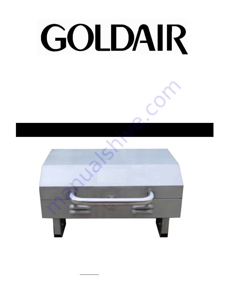 Goldair GBQ15 Operating Instructions Manual Download Page 1