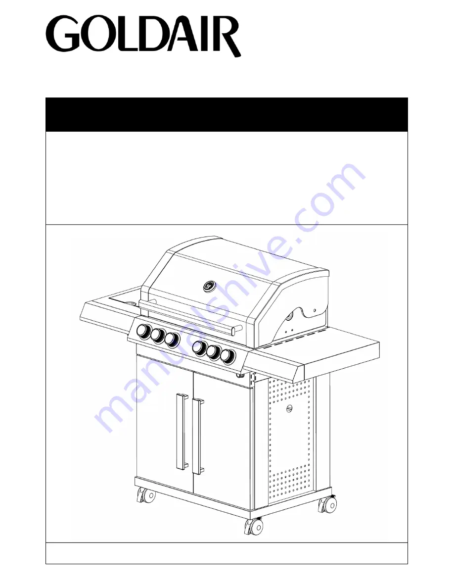 Goldair GBQA420 Operating Instructions Manual Download Page 1