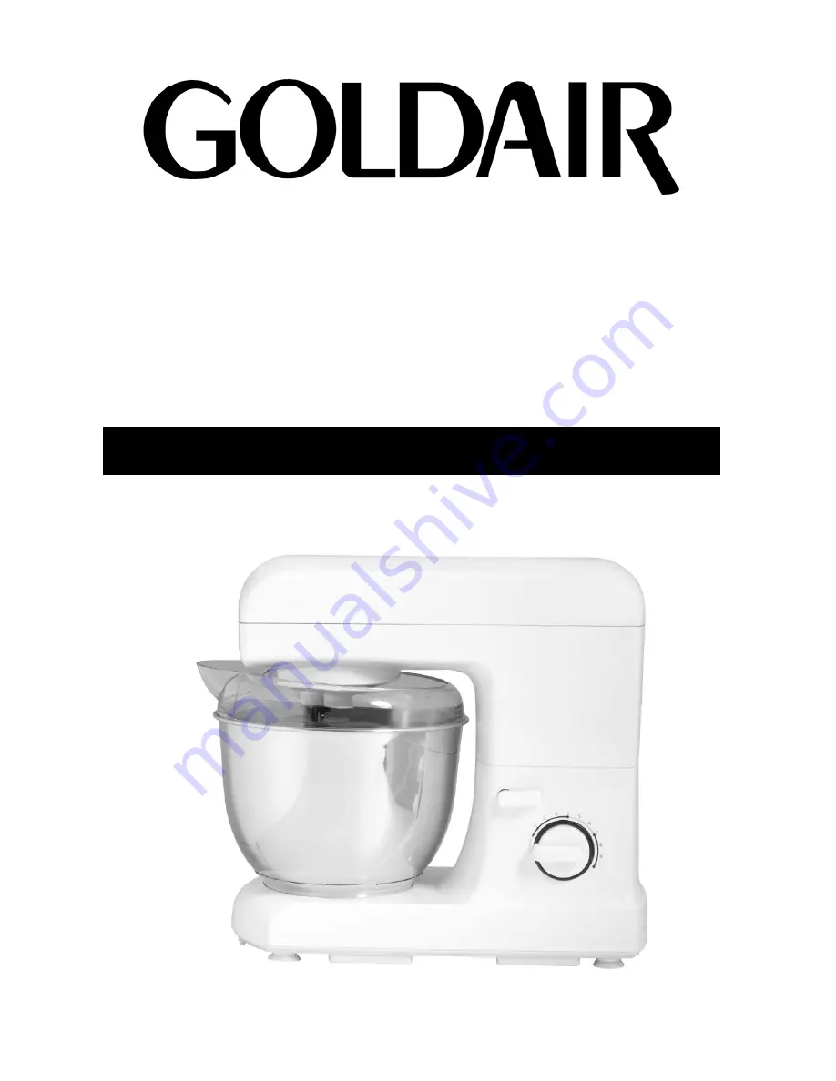 Goldair GMX300 Скачать руководство пользователя страница 1