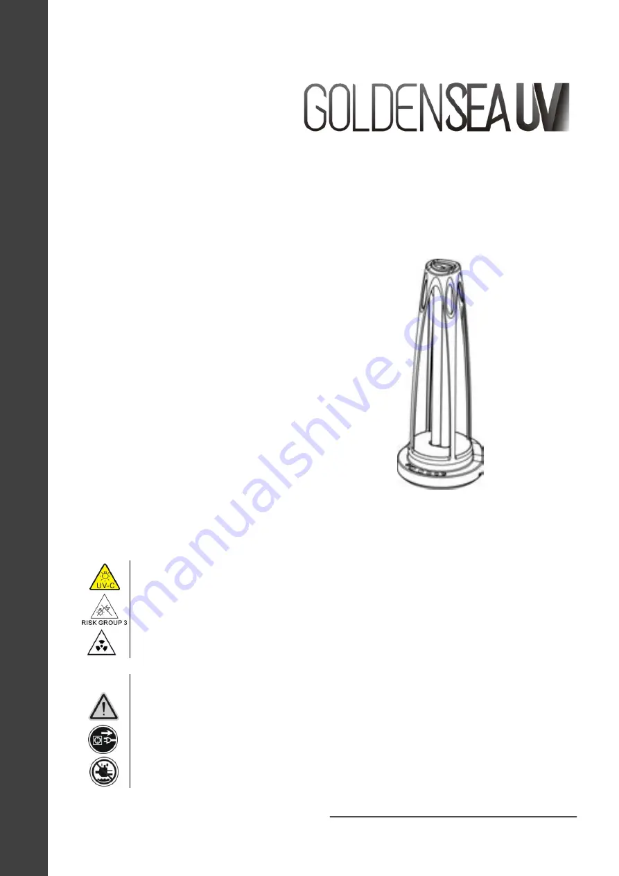 GOLDENSEA UV UVP36 Quick Start Manual Download Page 1