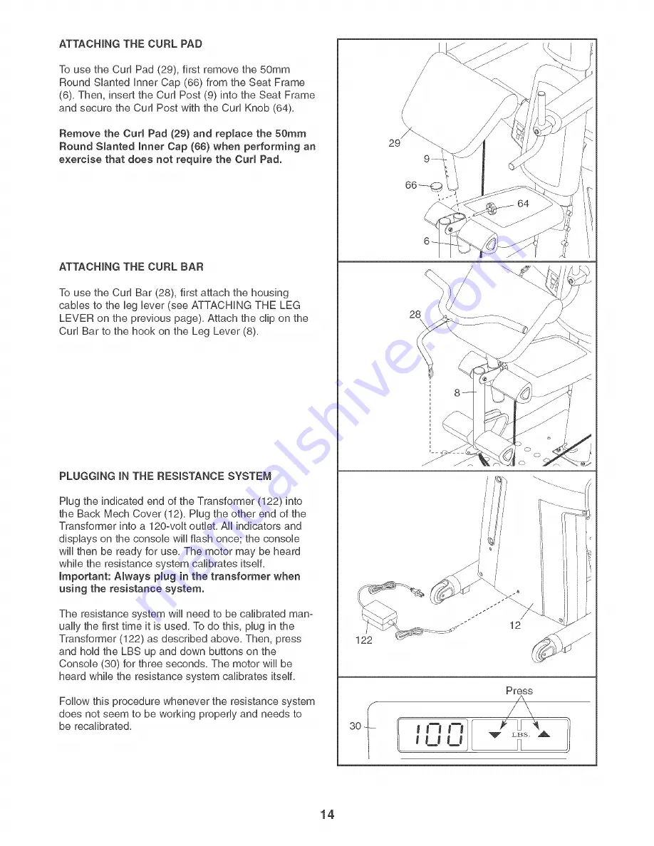 Gold's Gym GGSY79240 User Manual Download Page 14