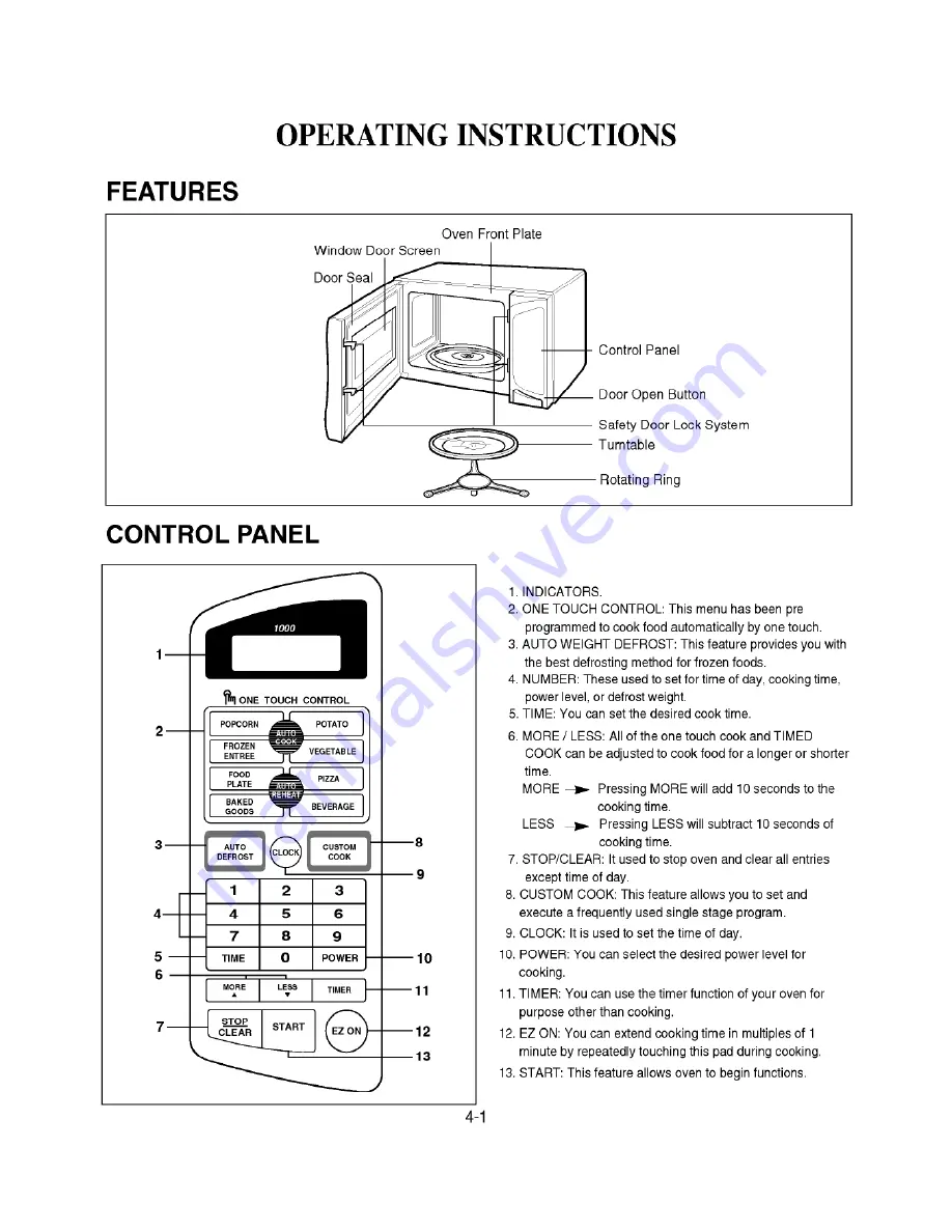 Goldstar MA-1002W Service Manual Download Page 7