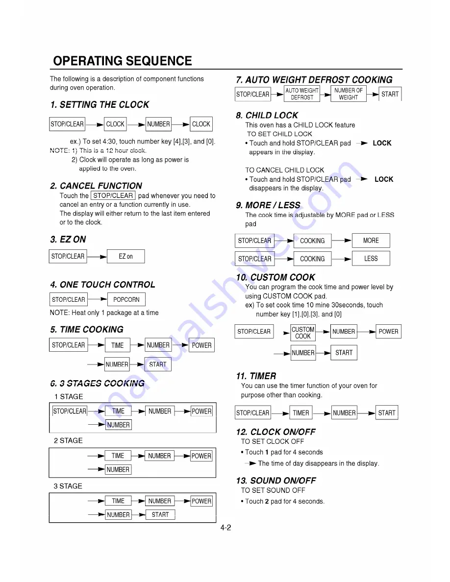 Goldstar MA-1002W Service Manual Download Page 8