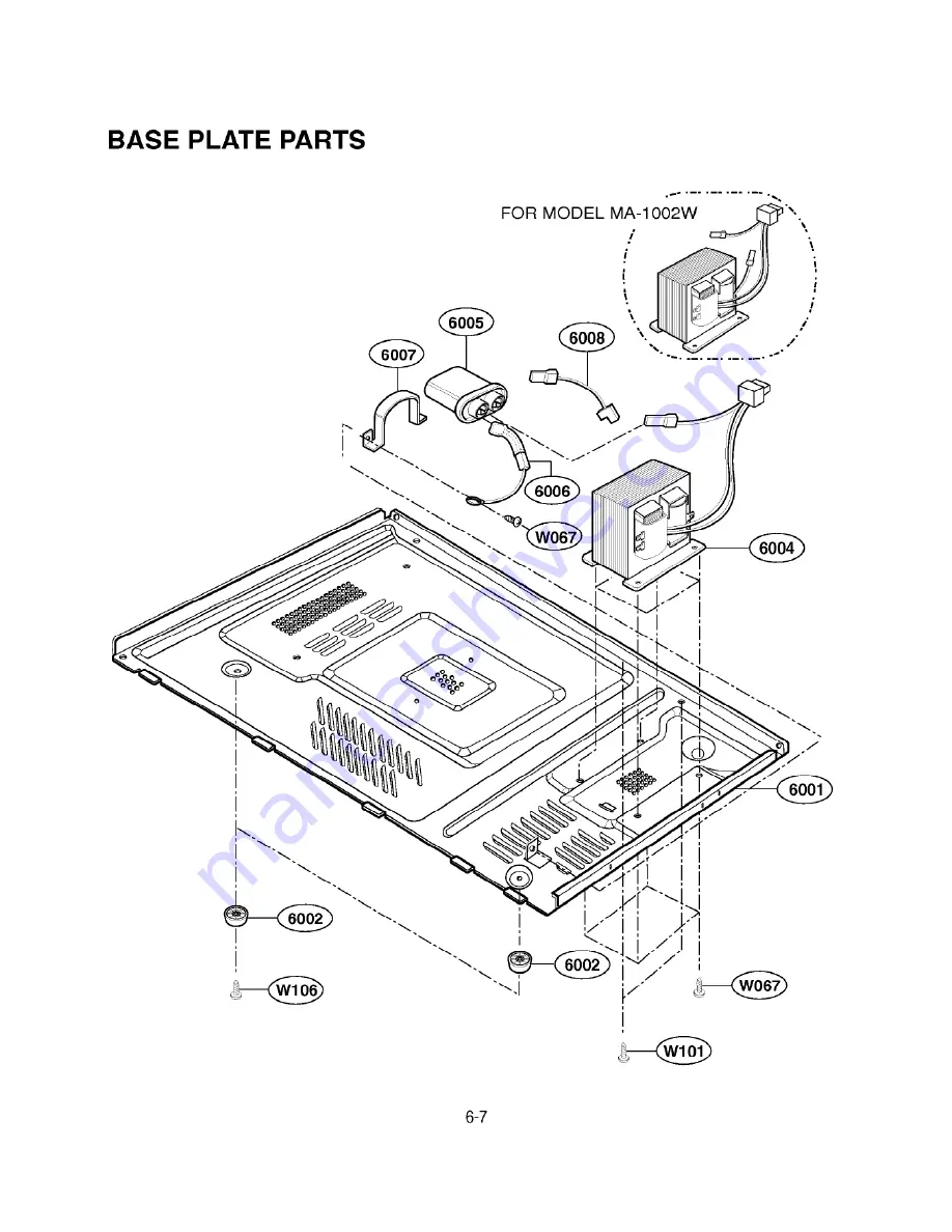 Goldstar MA-1002W Service Manual Download Page 33