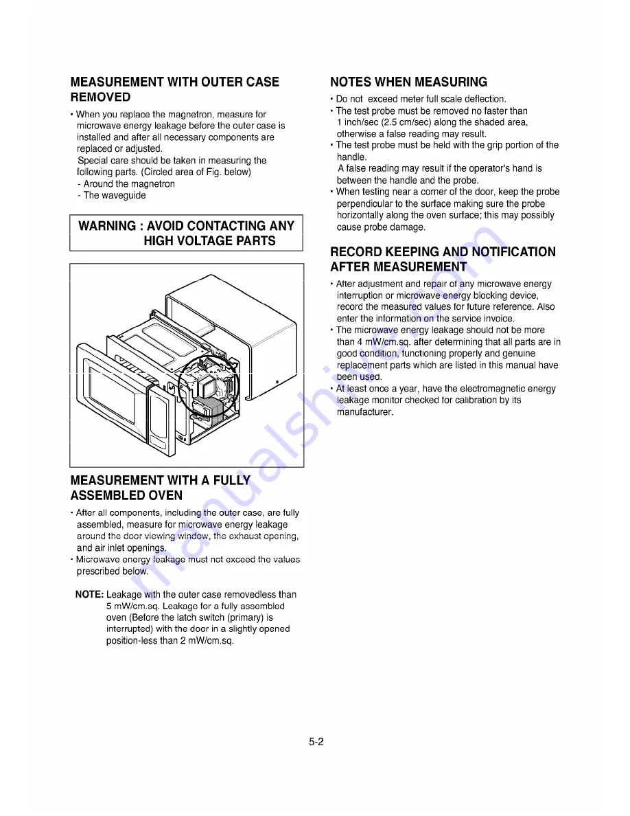 Goldstar ms-71gmu Service Manual Download Page 12