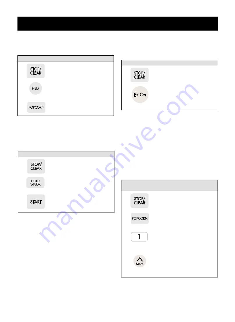 Goldstar MV-1725W Owner'S Manual & Cooking Manual Download Page 12