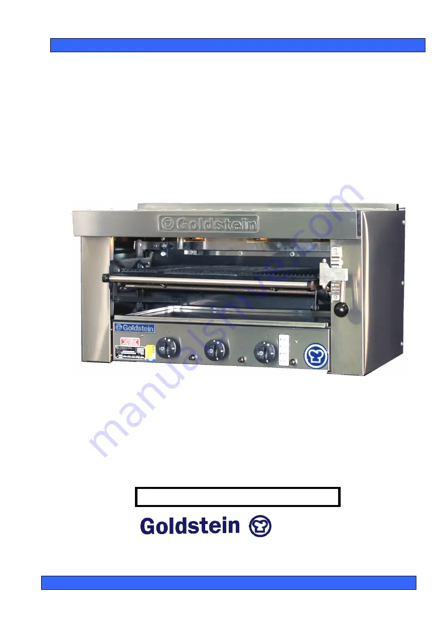 goldstein SA-36FF Installation Procedure – User Manual Download Page 1