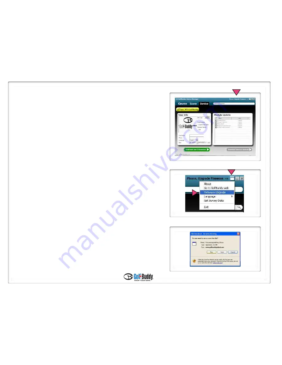 Golf Buddy GolfBuddy I Software Manual Download Page 16