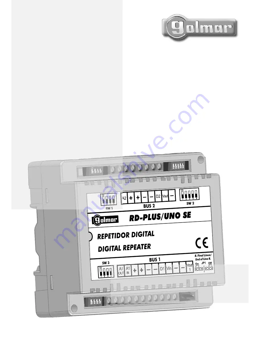 golmar 50121601 Instruction Manual Download Page 1