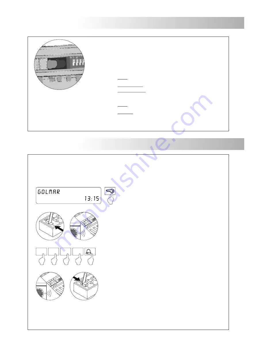 golmar CD-V2PLUS/TP Instruction Manual Download Page 7