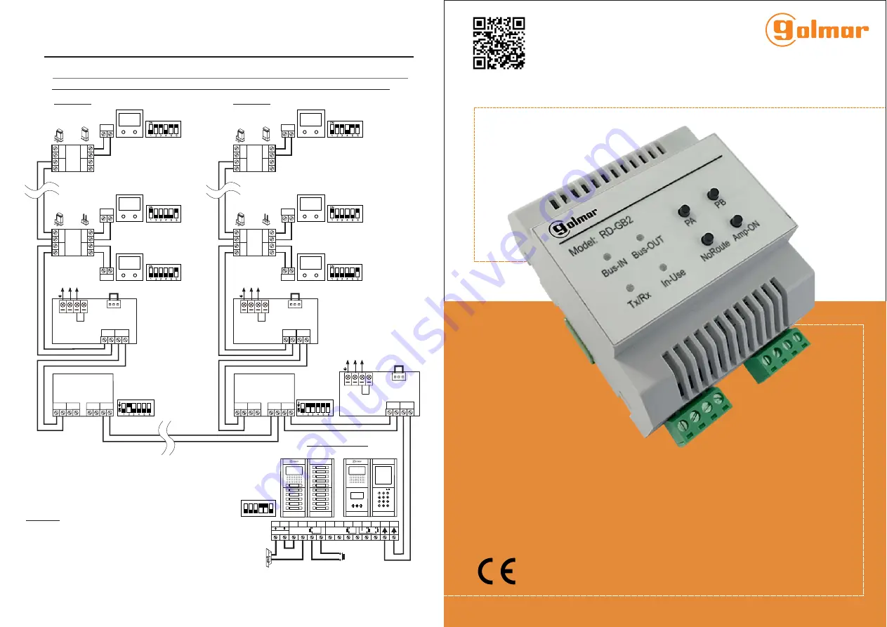 golmar RD-GB2A Quick Manual Download Page 1