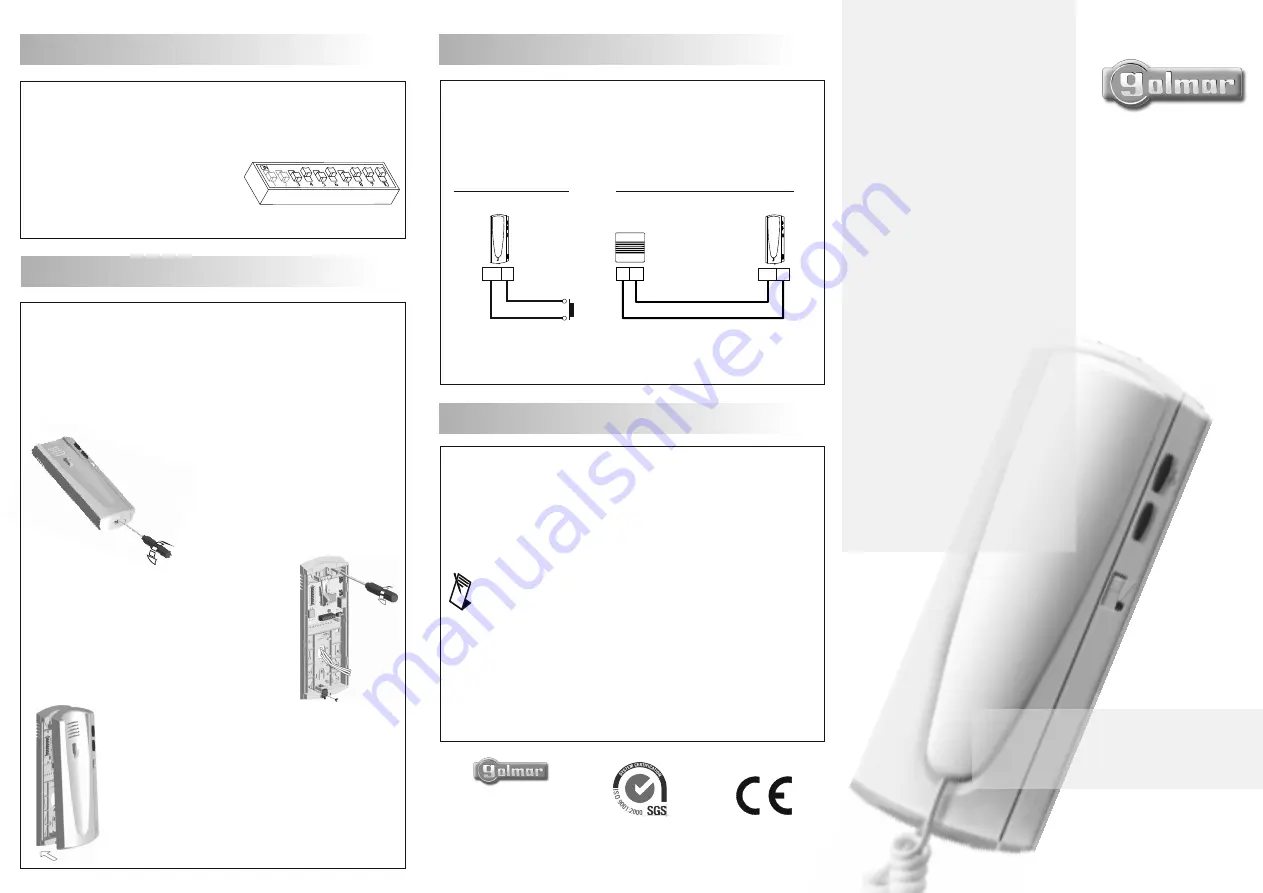 golmar T-790VD Instruction Manual Download Page 1