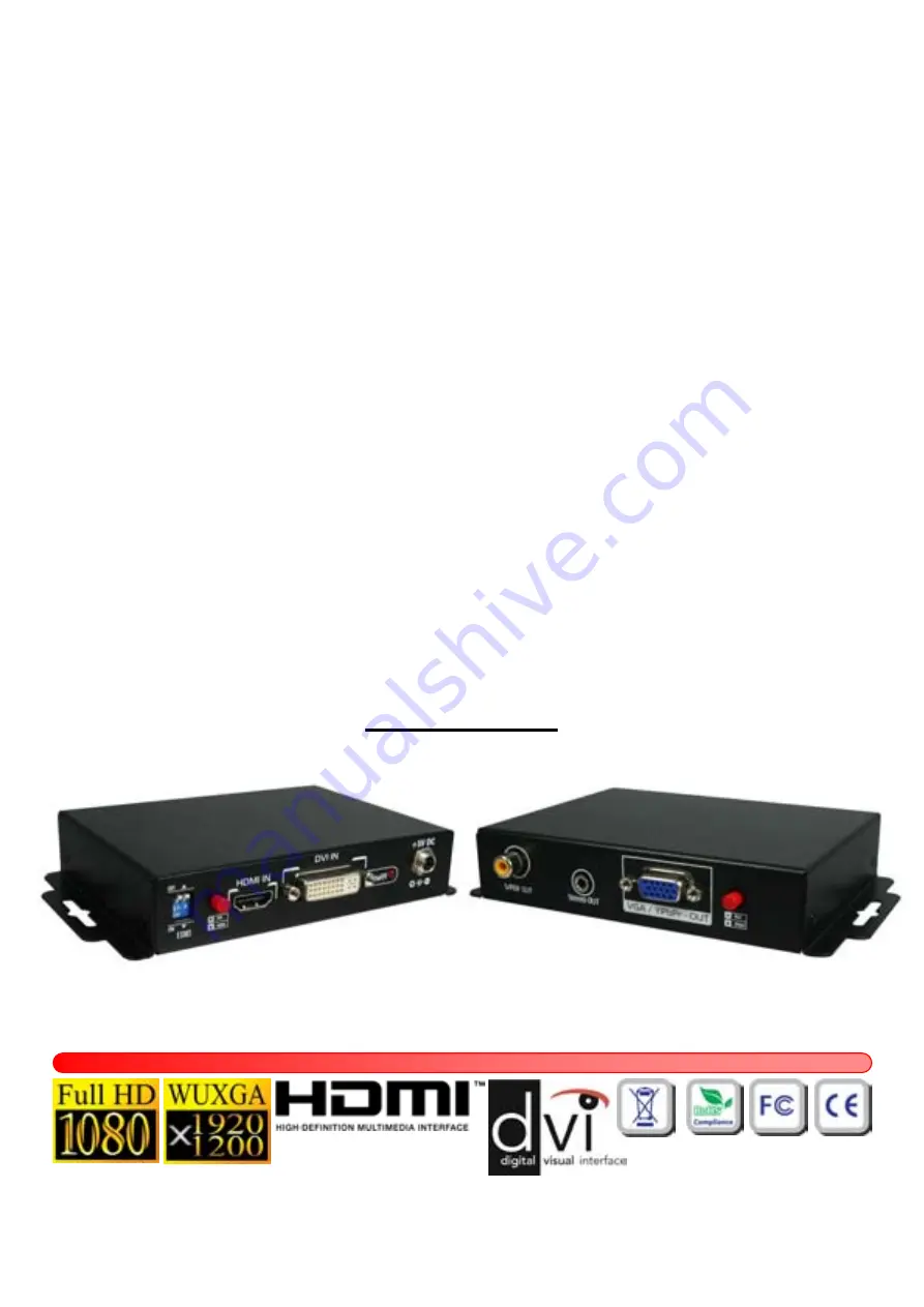 GoMax Electronics CV-509 User Manual Download Page 1