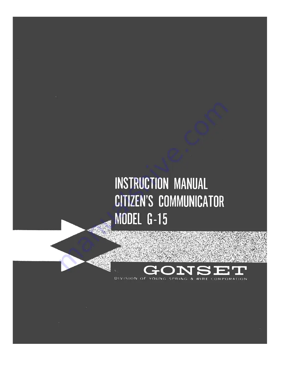 Gonset G-15 Instruction Manual Download Page 2