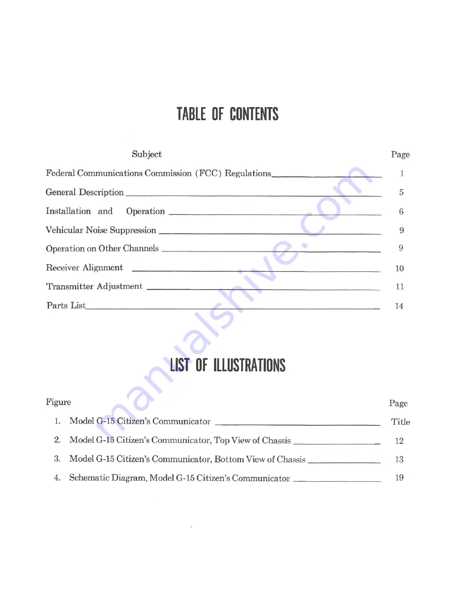 Gonset G-15 Instruction Manual Download Page 3