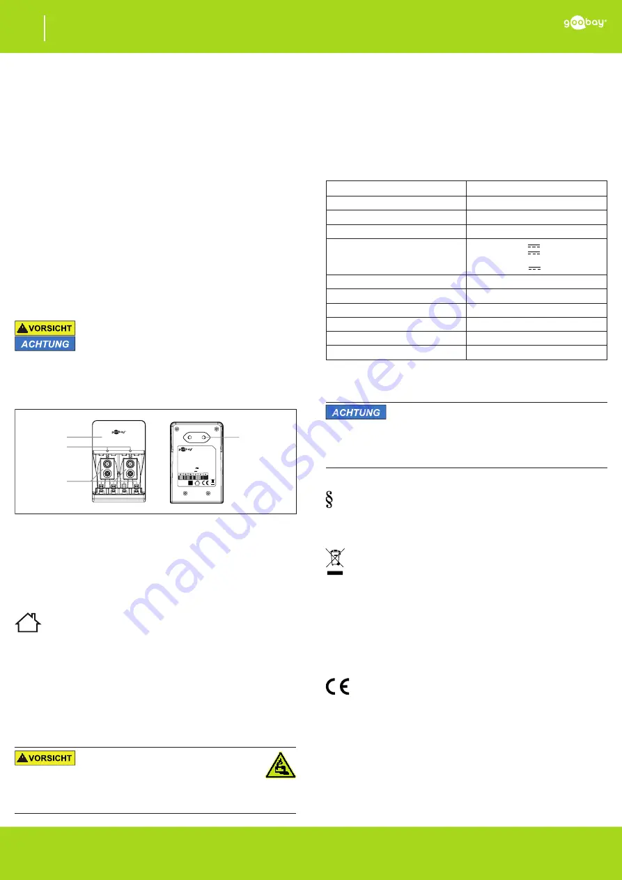 Goobay 4040849409028 Скачать руководство пользователя страница 1