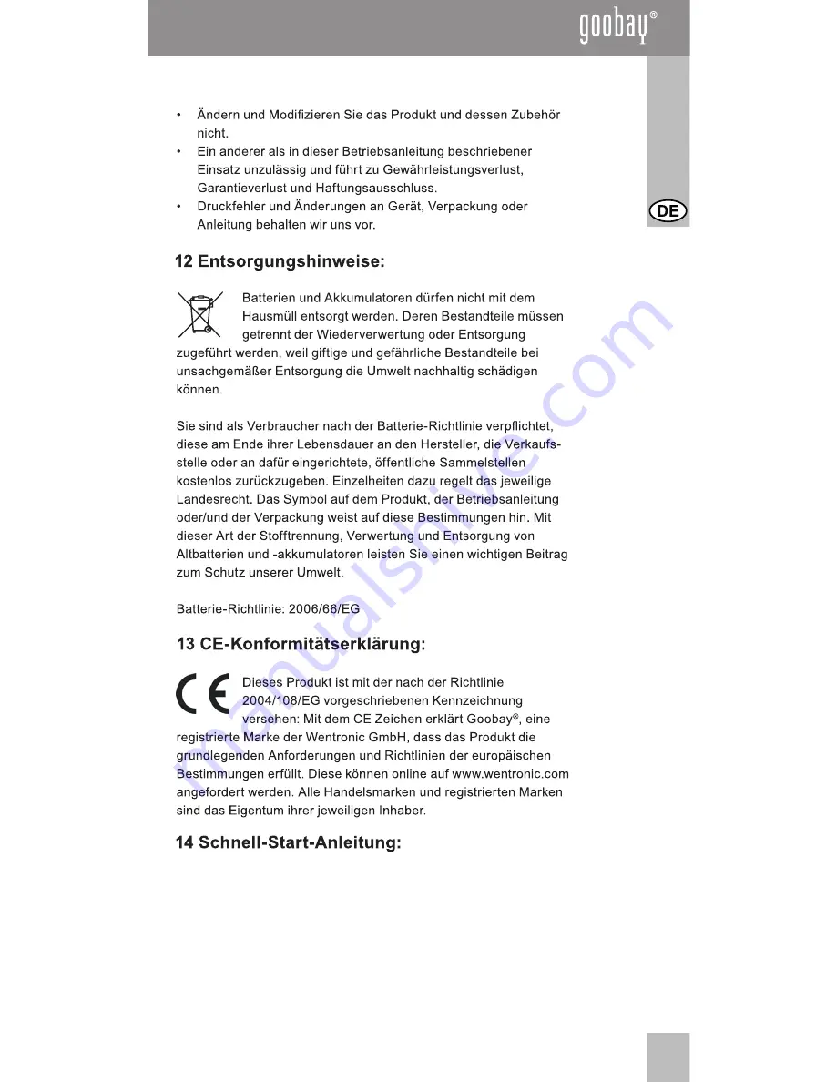 Goobay 42973 User Manual Download Page 7