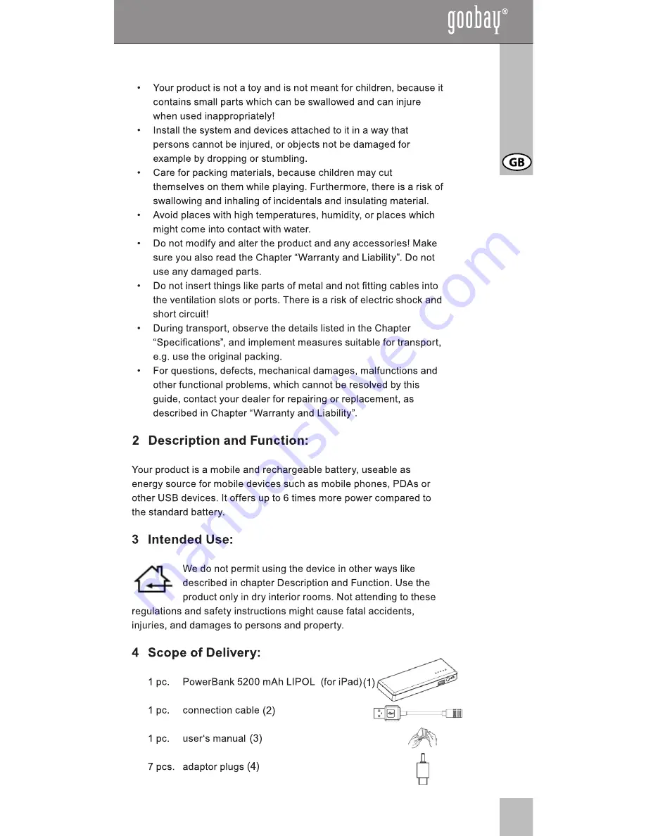 Goobay 42973 User Manual Download Page 9