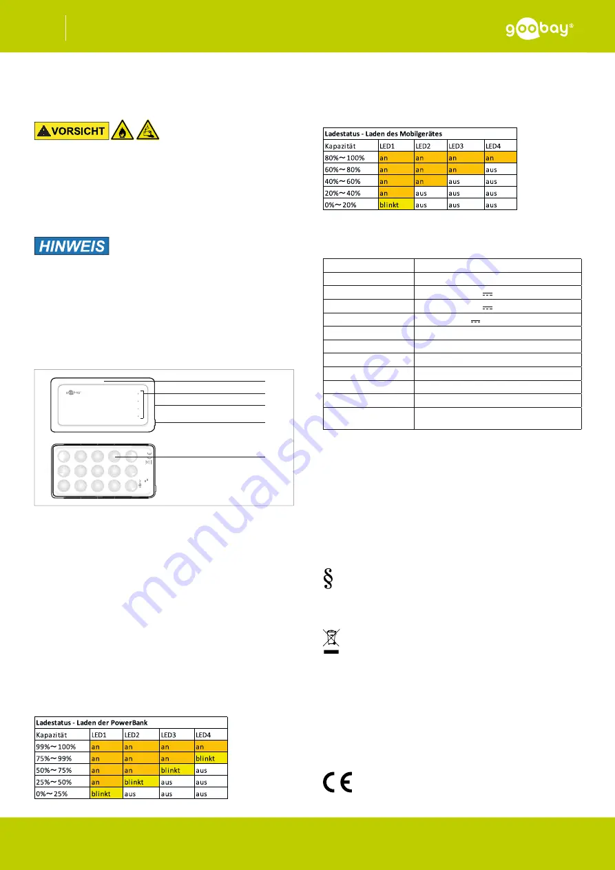 Goobay 44826 User Manual Download Page 1