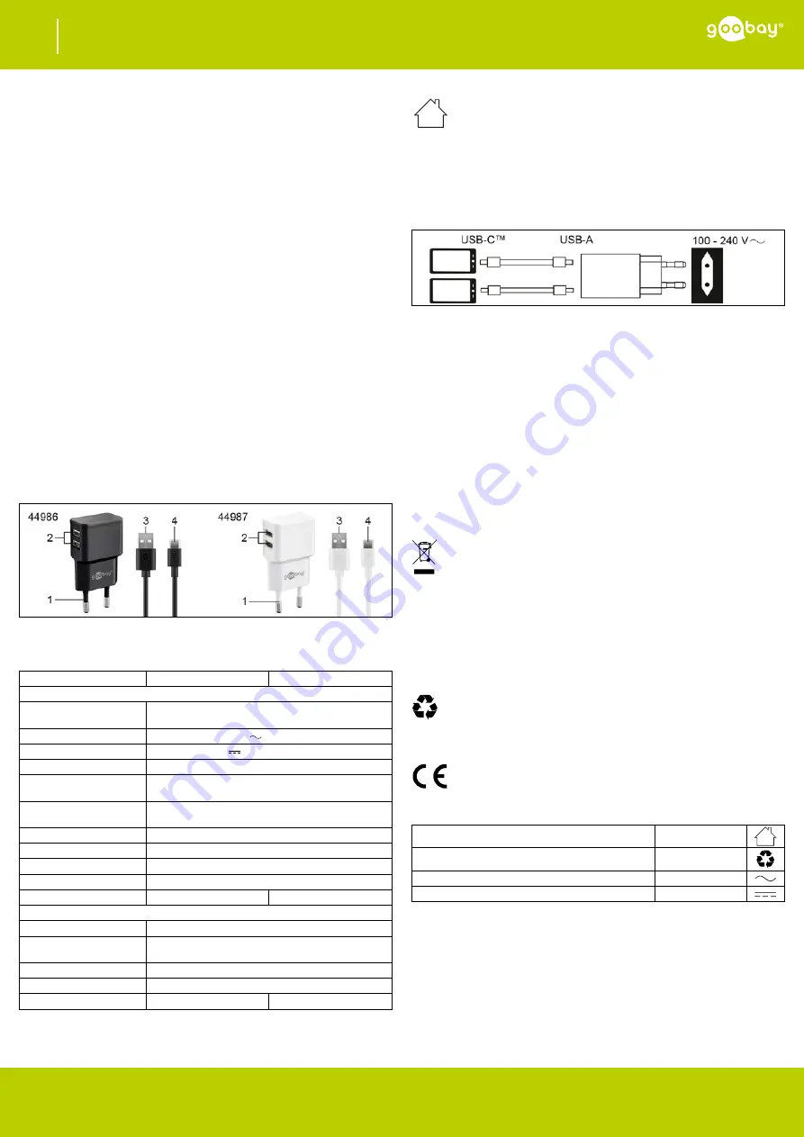 Goobay 44986 User Manual Download Page 2