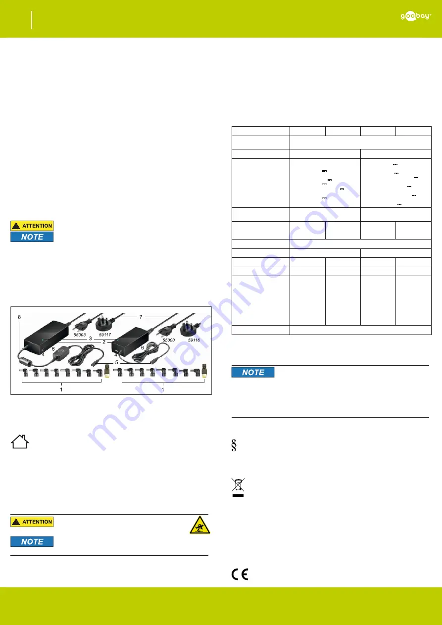 Goobay 55003 User Manual Download Page 3