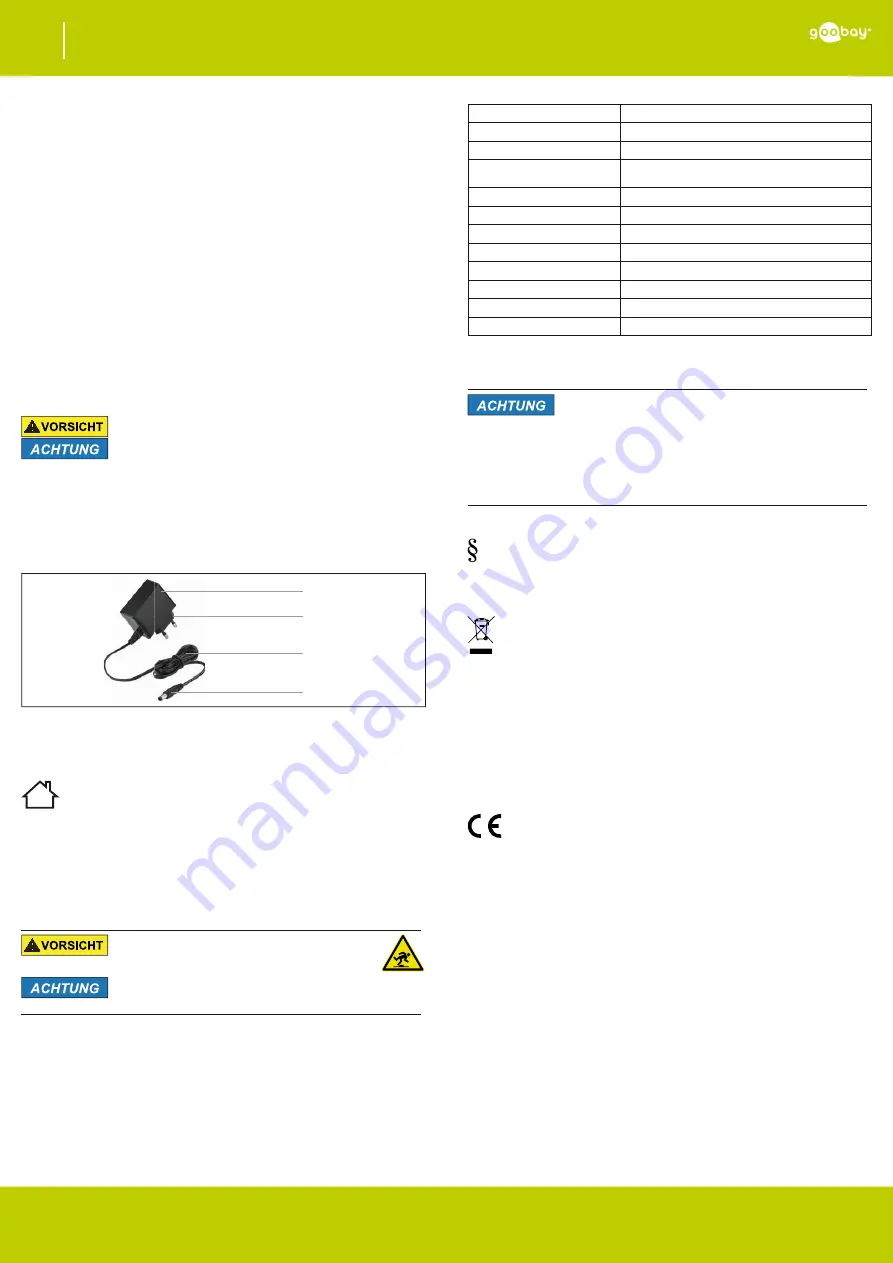 Goobay 59037 User Manual Download Page 1