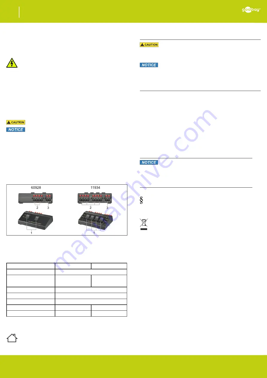 Goobay 60928 Скачать руководство пользователя страница 2