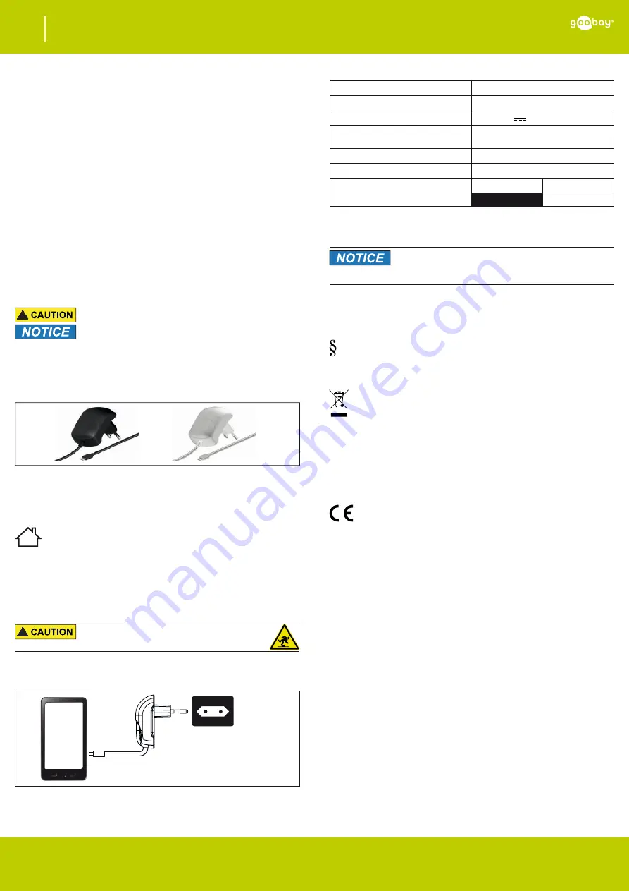 Goobay 63791 Скачать руководство пользователя страница 2