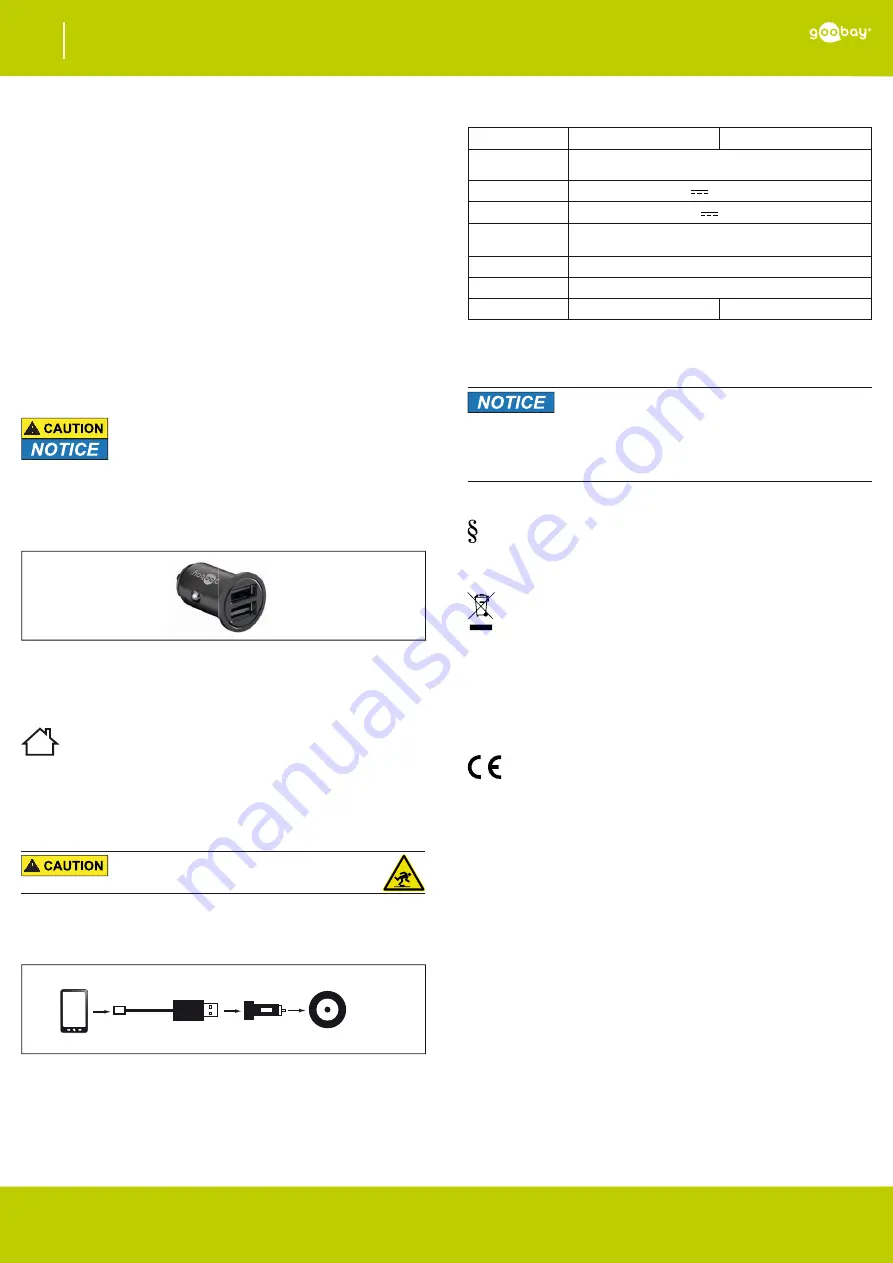 Goobay 69607 User Manual Download Page 2