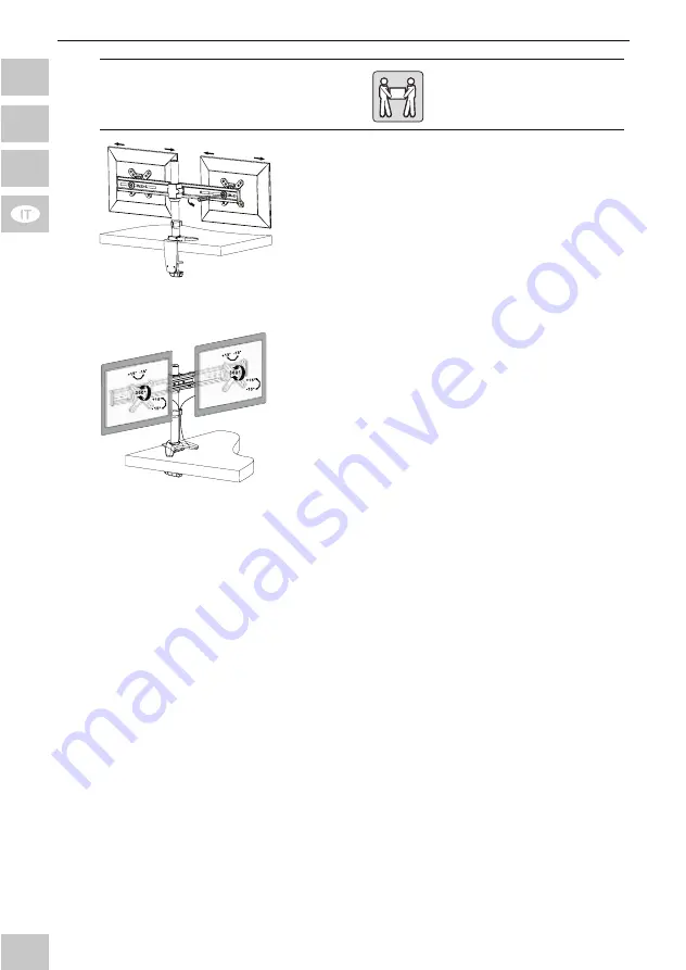 Goobay ScreenFlex Twin 69296 Скачать руководство пользователя страница 54