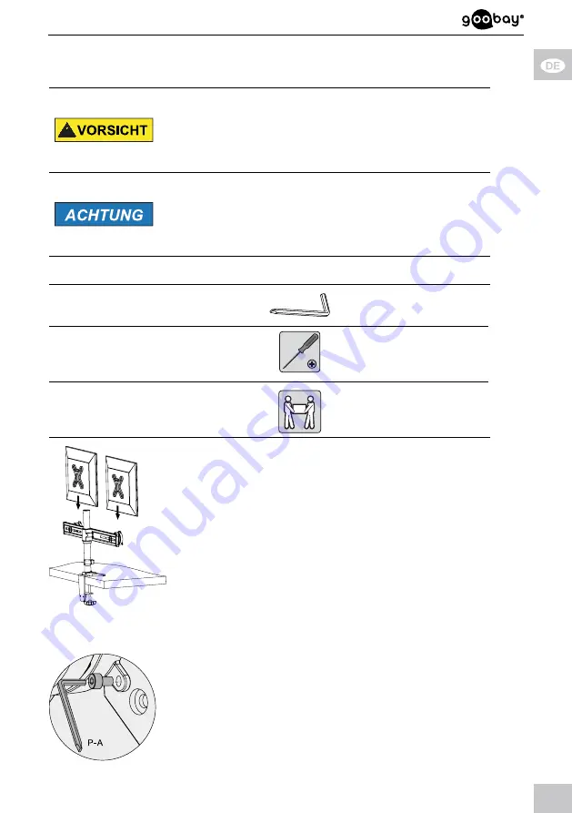 Goobay ScreenFlex Twin Скачать руководство пользователя страница 11