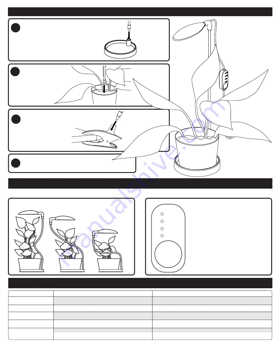 Good Earth Lighting GL1350-WHG-16LF0-G Quick Start Manual Download Page 3