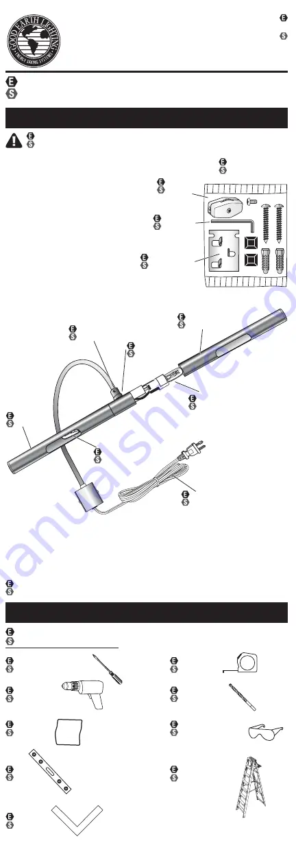 Good Earth Lighting GPLL21602-PB-I Скачать руководство пользователя страница 1